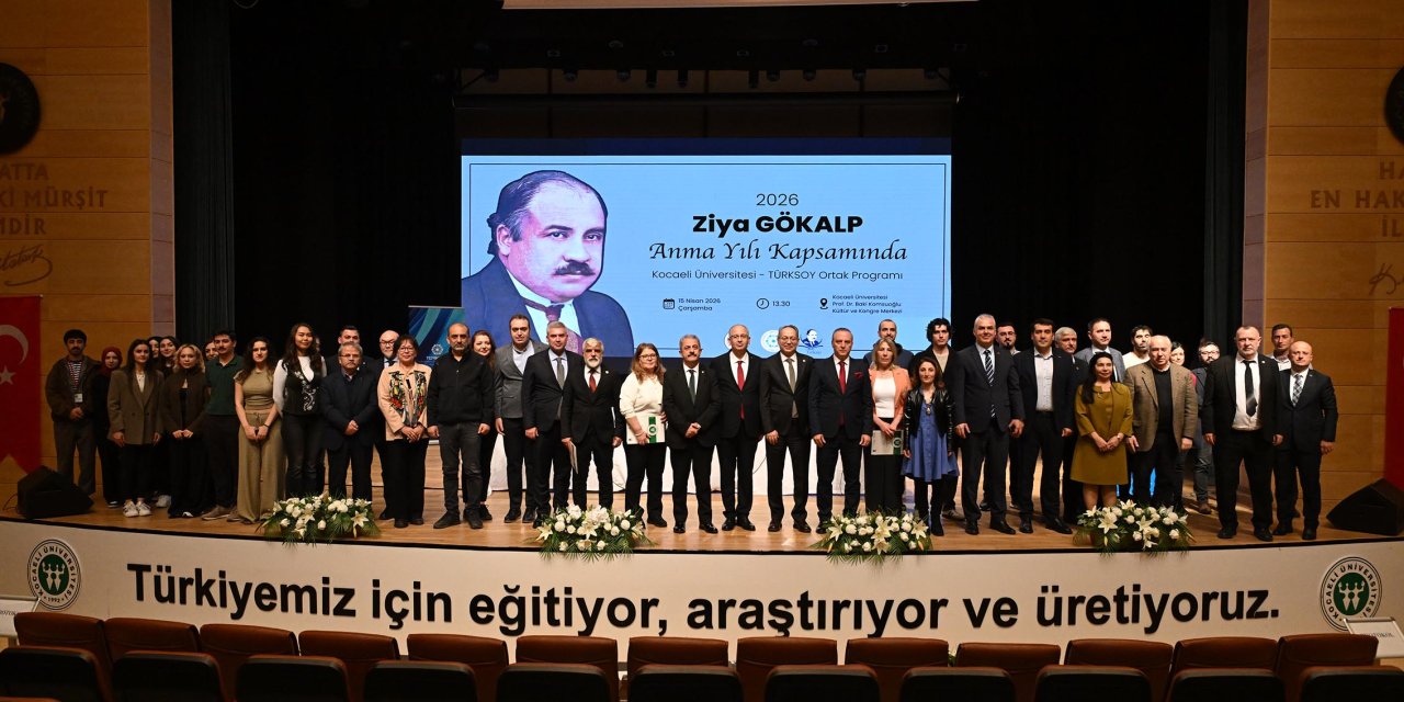 TÜRKSOY ve Kocaeli Üniversitesi'nden Dev Ziya Gökalp Anma Programı